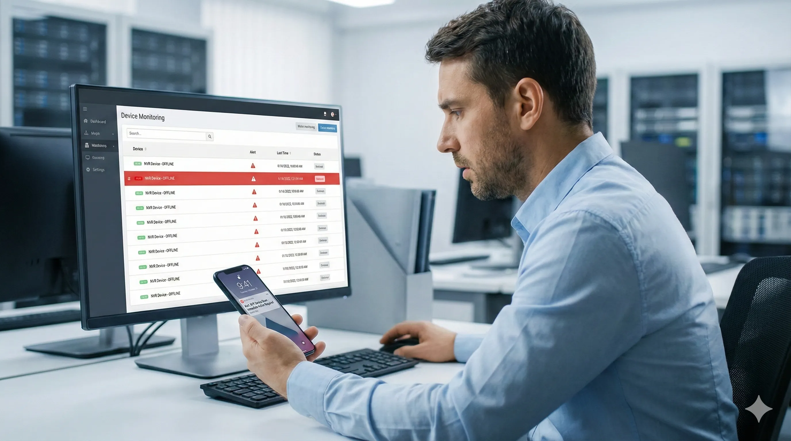 NVR Offline Alert System